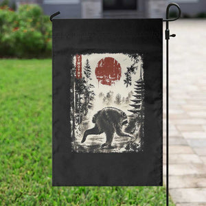 Jimothy the Raccoon Japanese Ukiyo-e Style Vintage Graphic Garden Flag Viral Seattle Trash Panda Feral Legend Supporter