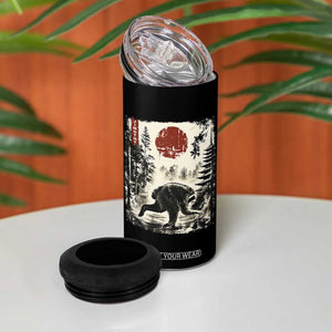 Jimothy the Raccoon Japanese Ukiyo-e Style Vintage Graphic 4 in 1 Can Cooler Tumbler Viral Seattle Trash Panda Feral Legend Supporter