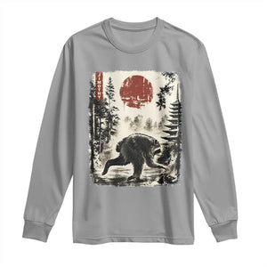 Jimothy the Raccoon Japanese Ukiyo-e Style Vintage Graphic Long Sleeve Shirt Viral Seattle Trash Panda Feral Legend Supporter