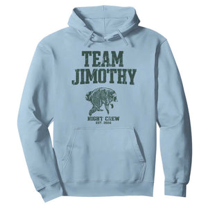 Team Jimothy Night Crew Est 2026 Viral Seattle Raccoon Hoodie Feral Legend Trash Panda Vintage Athletic Style Graphic