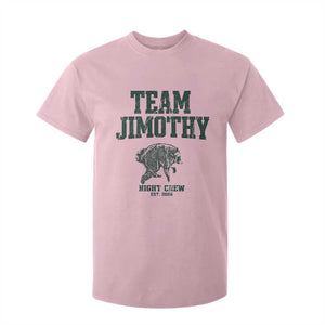 Team Jimothy Night Crew Est 2026 Viral Seattle Raccoon T Shirt For Kid Feral Legend Trash Panda Vintage Athletic Style Graphic