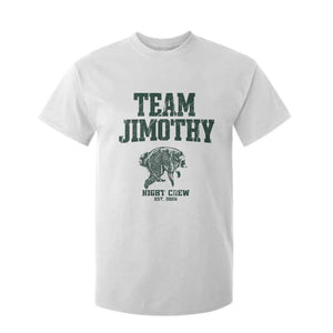 Team Jimothy Night Crew Est 2026 Viral Seattle Raccoon T Shirt For Kid Feral Legend Trash Panda Vintage Athletic Style Graphic