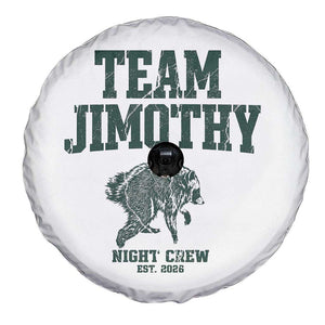 Team Jimothy Night Crew Est 2026 Viral Seattle Raccoon Spare Tire Cover Feral Legend Trash Panda Vintage Athletic Style Graphic