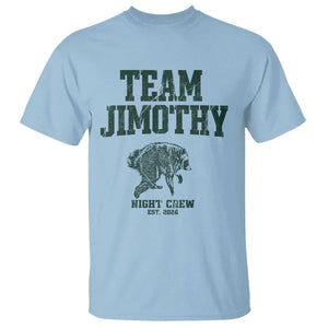 Team Jimothy Night Crew Est 2026 Viral Seattle Raccoon T Shirt Feral Legend Trash Panda Vintage Athletic Style Graphic