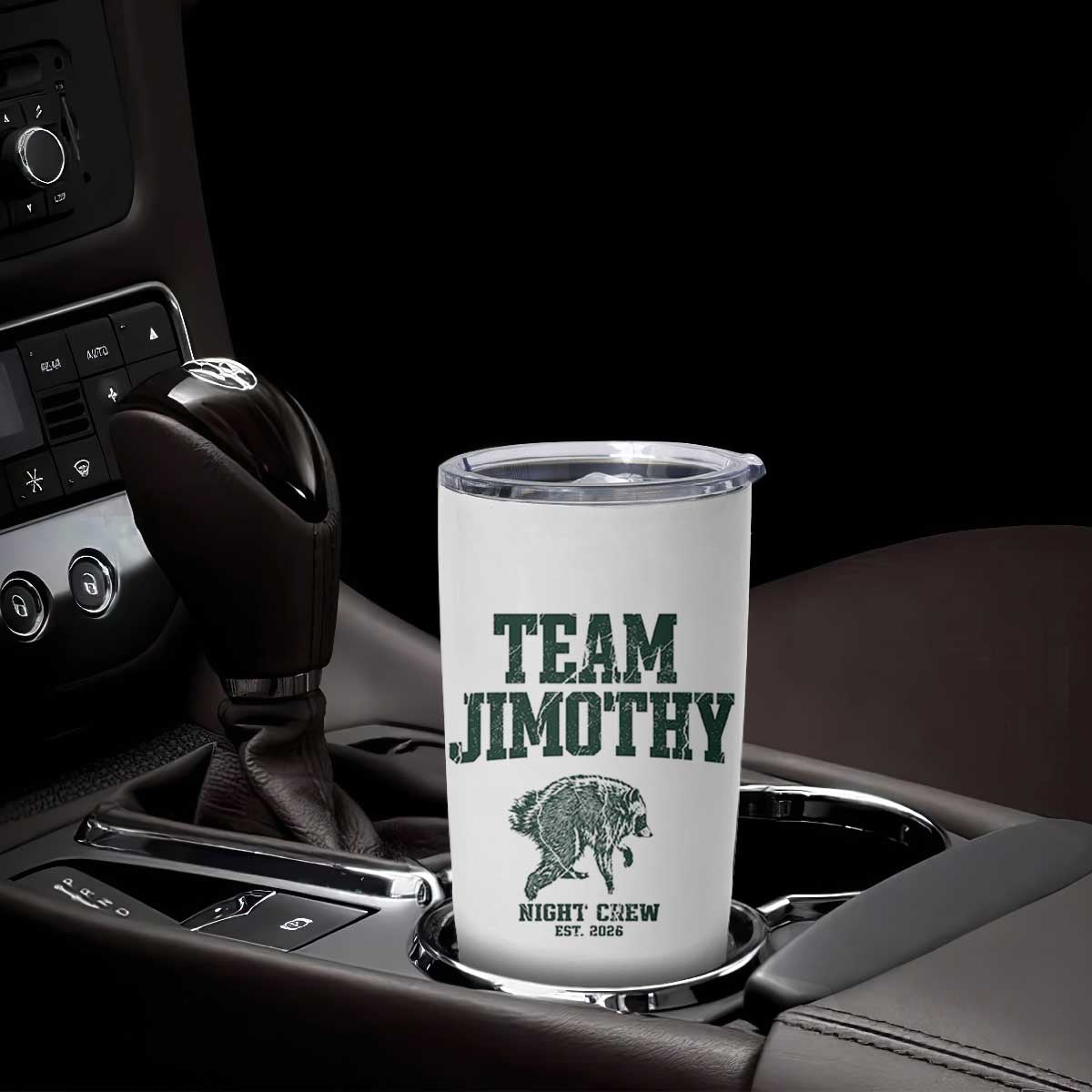 Team Jimothy Night Crew Est 2026 Viral Seattle Raccoon Tumbler Cup Feral Legend Trash Panda Vintage Athletic Style Graphic