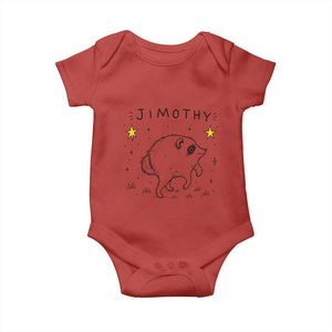 Cute Doodle Starry Jimothy the Raccoon Graphic Baby Onesie Viral Seattle Trash Panda