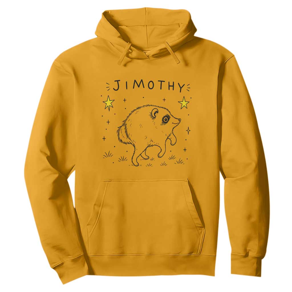 Cute Doodle Starry Jimothy the Raccoon Graphic Hoodie Viral Seattle Trash Panda