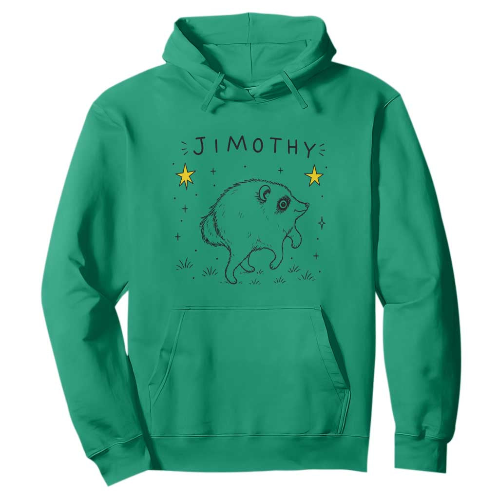 Cute Doodle Starry Jimothy the Raccoon Graphic Hoodie Viral Seattle Trash Panda
