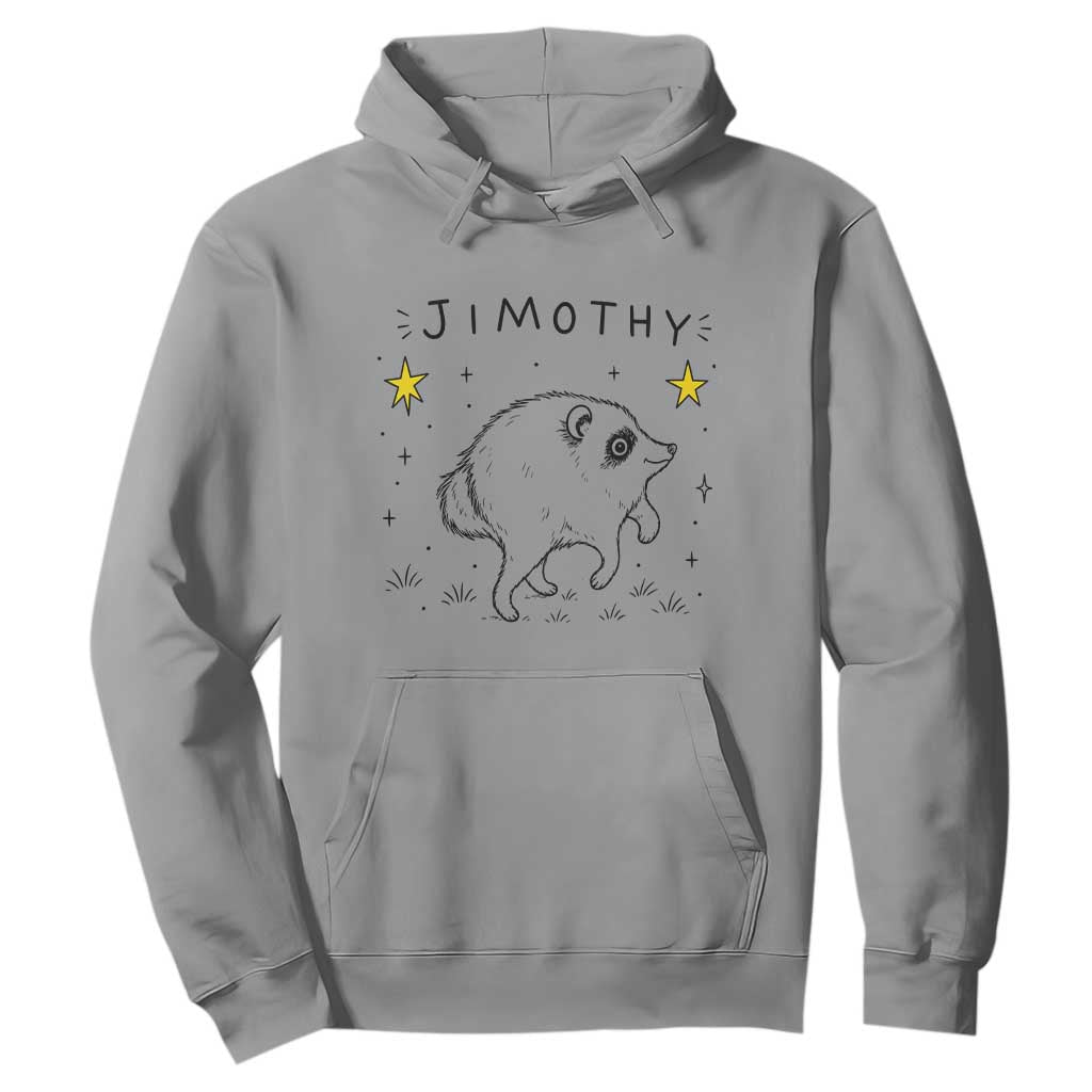 Cute Doodle Starry Jimothy the Raccoon Graphic Hoodie Viral Seattle Trash Panda