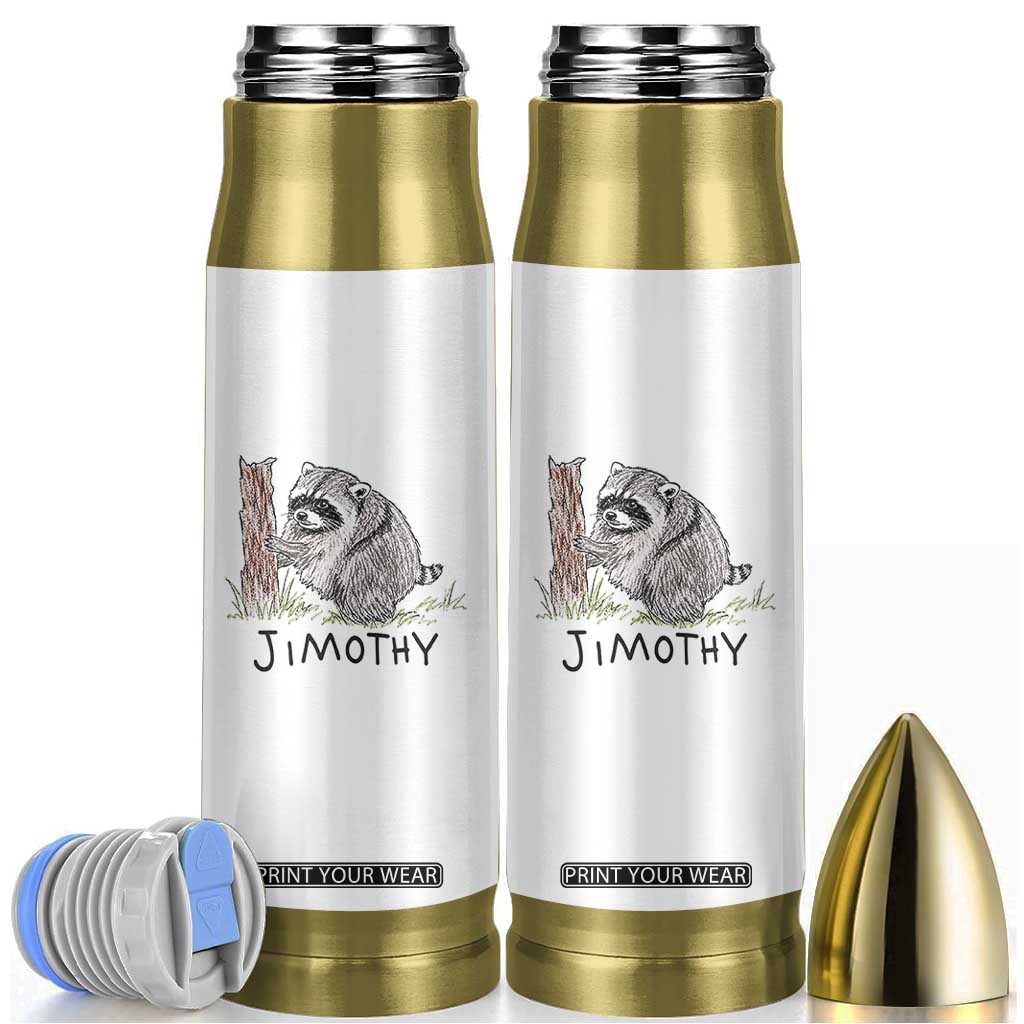 Jimothy Funny Viral Seattle Raccoon Crayon Drawing Graphic Bullet Tumbler Trash Panda Feral Legend Supporter TS02 White Print Your Wear