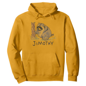 Jimothy Funny Viral Seattle Raccoon Crayon Drawing Graphic Hoodie Trash Panda Feral Legend Supporter