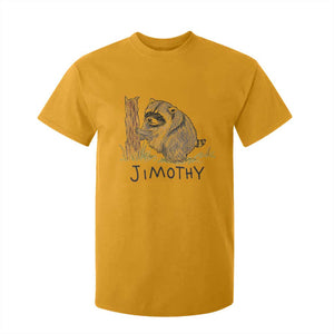 Jimothy Funny Viral Seattle Raccoon Crayon Drawing Graphic T Shirt For Kid Trash Panda Feral Legend Supporter