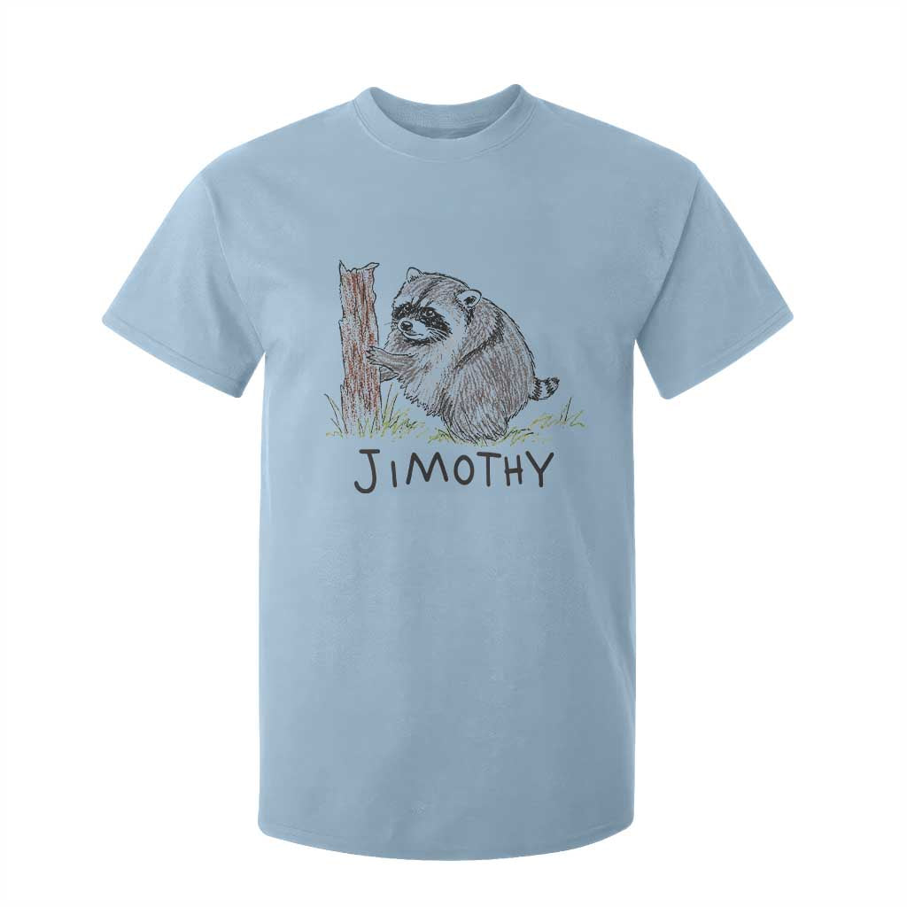 Jimothy Funny Viral Seattle Raccoon Crayon Drawing Graphic T Shirt For Kid Trash Panda Feral Legend Supporter