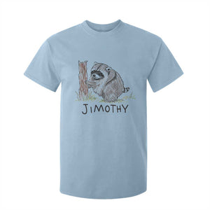 Jimothy Funny Viral Seattle Raccoon Crayon Drawing Graphic T Shirt For Kid Trash Panda Feral Legend Supporter