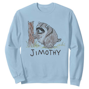 Jimothy Funny Viral Seattle Raccoon Crayon Drawing Graphic Sweatshirt Trash Panda Feral Legend Supporter