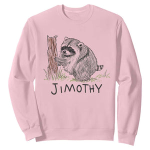 Jimothy Funny Viral Seattle Raccoon Crayon Drawing Graphic Sweatshirt Trash Panda Feral Legend Supporter