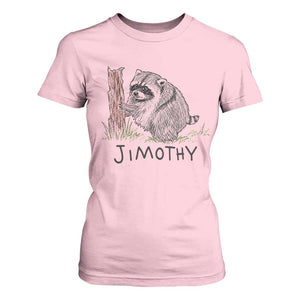 Jimothy Funny Viral Seattle Raccoon Crayon Drawing Graphic T Shirt For Women Trash Panda Feral Legend Supporter