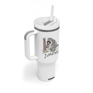 Jimothy Funny Viral Seattle Raccoon Crayon Drawing Graphic Tumbler With Handle Trash Panda Feral Legend Supporter