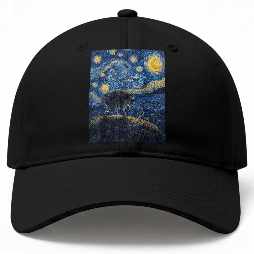 Jimothy Seattle Raccoon Starry Night Parody Graphic Baseball Cap Trash Panda Feral Legend Supporter TS02 Print Your Wear
