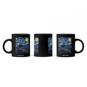 Jimothy Seattle Raccoon Starry Night Parody Graphic Coffee Mug Trash Panda Feral Legend Supporter