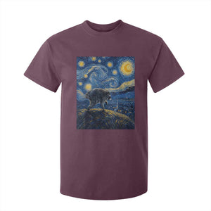 Jimothy Seattle Raccoon Starry Night Parody Graphic T Shirt For Kid Trash Panda Feral Legend Supporter