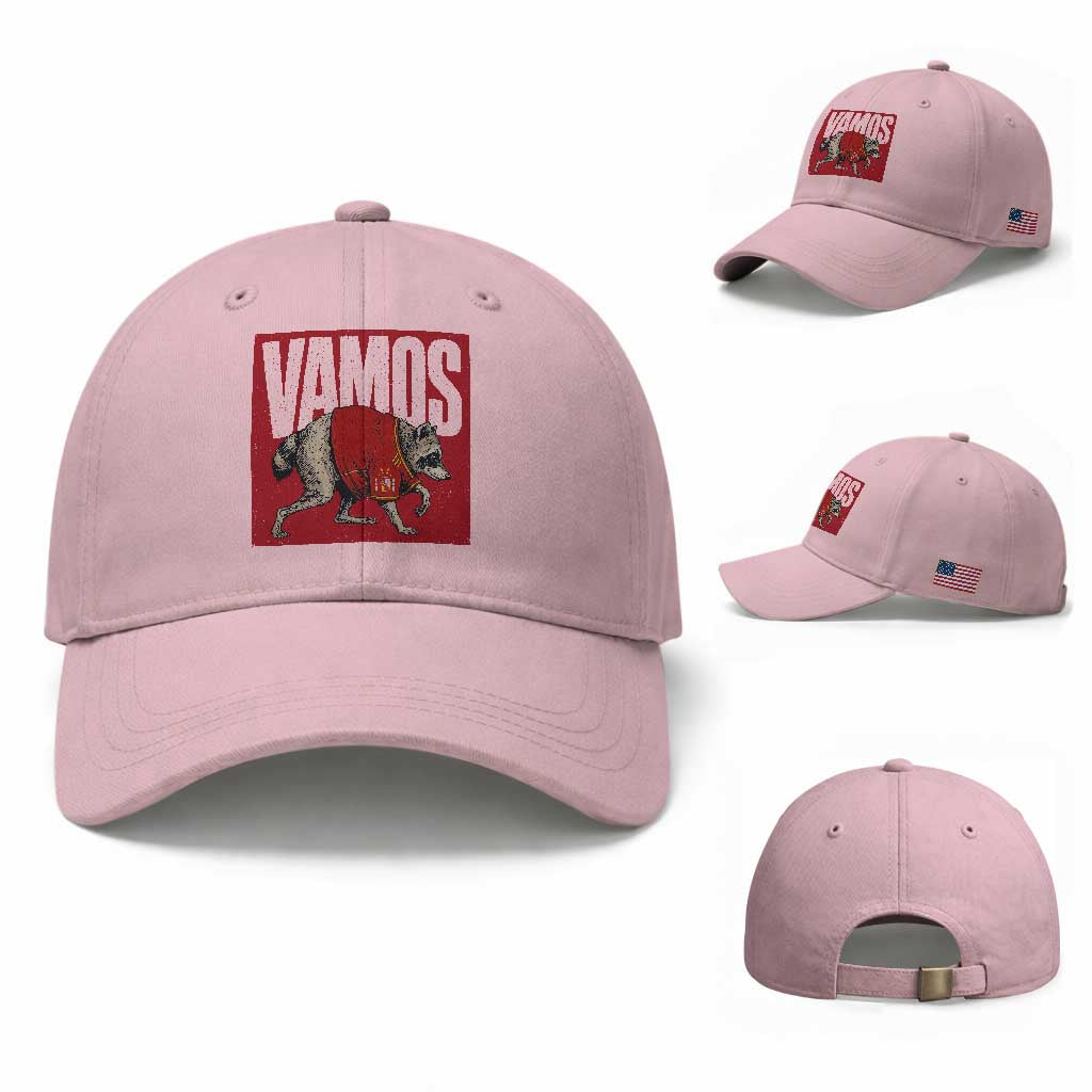 Funny Jimothy Vamos Spain Soccer Fans Parody Baseball Cap Seattle Raccoon Espana Champs Victory Celebration