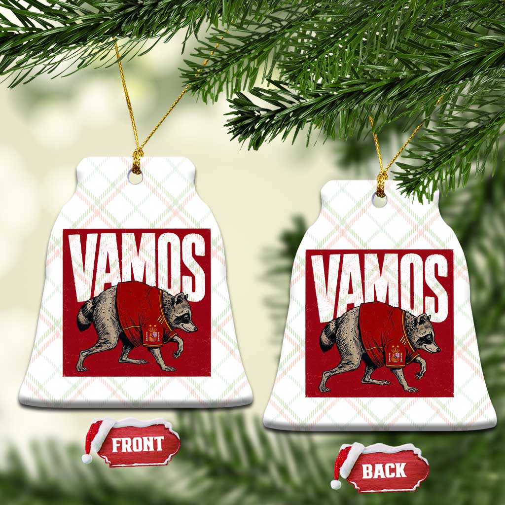 Funny Jimothy Vamos Spain Soccer Fans Parody Ceramic Ornament Seattle Raccoon Espana Champs Victory Celebration