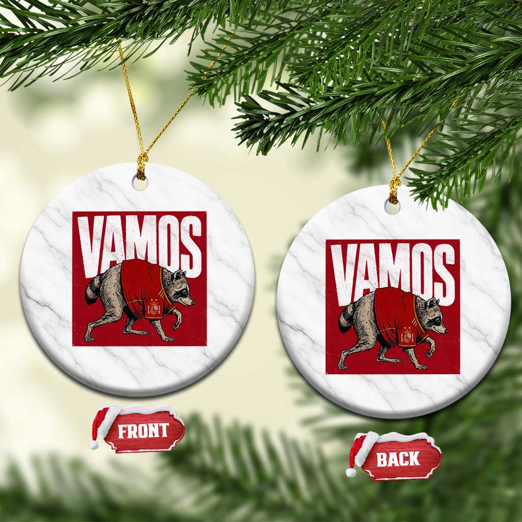 Funny Jimothy Vamos Spain Soccer Fans Parody Ceramic Ornament Seattle Raccoon Espana Champs Victory Celebration TS02 1pc White Marble Print Your Wear