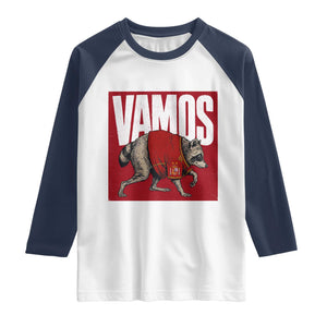 Funny Jimothy Vamos Spain Soccer Fans Parody Raglan Shirt Seattle Raccoon Espana Champs Victory Celebration