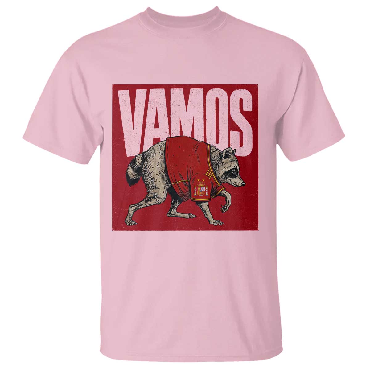 Funny Jimothy Vamos Spain Soccer Fans Parody T Shirt Seattle Raccoon Espana Champs Victory Celebration