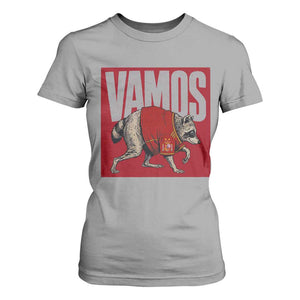 Funny Jimothy Vamos Spain Soccer Fans Parody T Shirt For Women Seattle Raccoon Espana Champs Victory Celebration