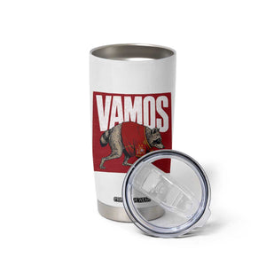 Funny Jimothy Vamos Spain Soccer Fans Parody Tumbler Cup Seattle Raccoon Espana Champs Victory Celebration