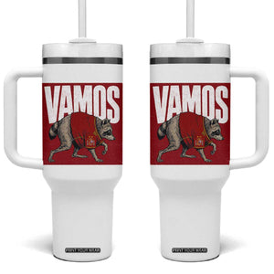Funny Jimothy Vamos Spain Soccer Fans Parody Tumbler With Handle Seattle Raccoon Espana Champs Victory Celebration