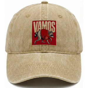 Funny Jimothy Vamos Spain Soccer Fans Parody Washed Cotton Baseball Cap Seattle Raccoon Espana Champs Victory Celebration