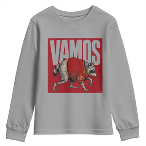 Funny Jimothy Vamos Spain Soccer Fans Parody Youth Sweatshirt Seattle Raccoon Espana Champs Victory Celebration