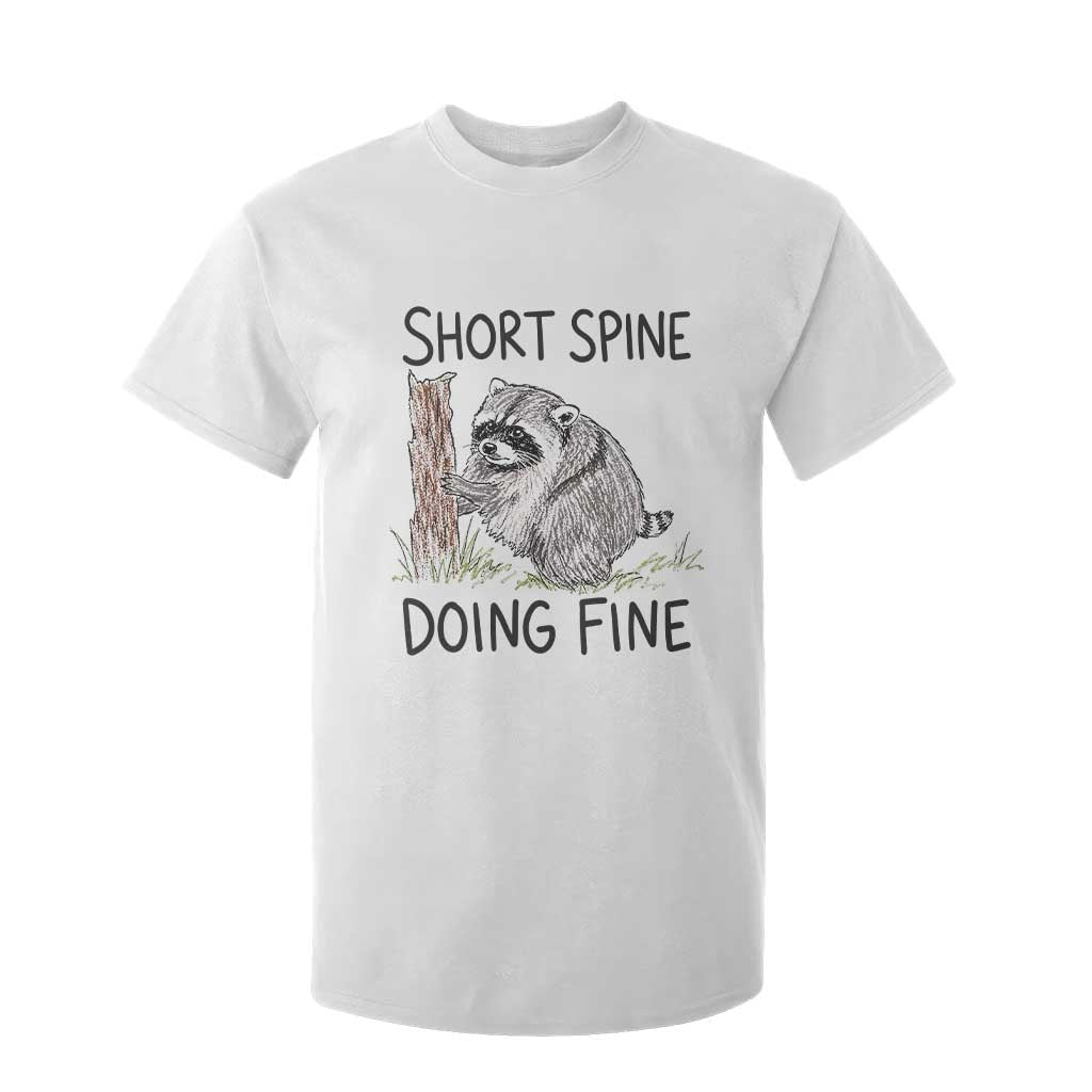Jimothy Short Spine Doing Fine Inspirational T Shirt For Kid Viral Seattle Raccoon Crayon Drawing Graphic