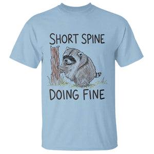 Jimothy Short Spine Doing Fine Inspirational T Shirt Viral Seattle Raccoon Crayon Drawing Graphic