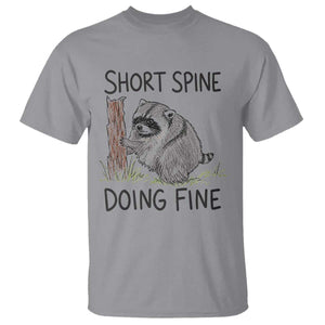 Jimothy Short Spine Doing Fine Inspirational T Shirt Viral Seattle Raccoon Crayon Drawing Graphic