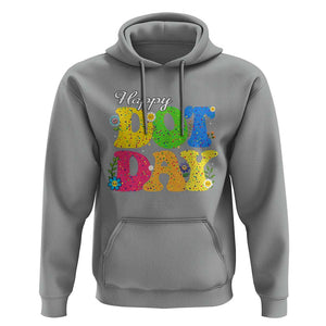 Happy Dot Day Hoodie Colorful Polka Dot TS02 Sport Gray Print Your Wear