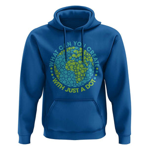 Dot Day Hoodie What Can You Create With Just A Dot Earth Polka TS02 Royal Blue Print Your Wear