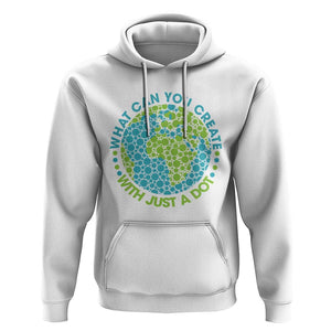 Dot Day Hoodie What Can You Create With Just A Dot Earth Polka TS02 White Print Your Wear