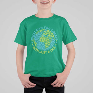 Dot Day T Shirt For Kid What Can You Create With Just A Dot Earth Polka TS02 Irish Green Print Your Wear