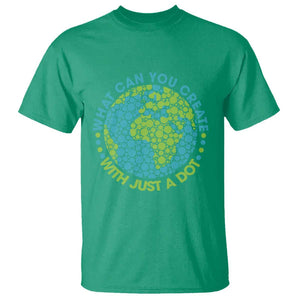 Dot Day T Shirt What Can You Create With Just A Dot Earth Polka TS02 Irish Green Print Your Wear