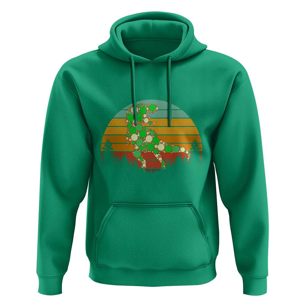 Dot Day Hoodie Polka Dot Dinosaur Lover Retro International TS02 Irish Green Print Your Wear