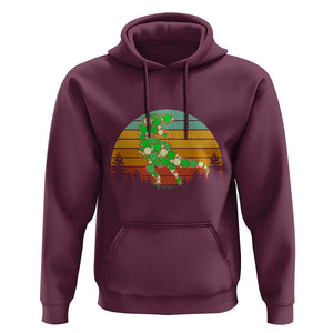 Dot Day Hoodie Polka Dot Dinosaur Lover Retro International TS02 Maroon Print Your Wear