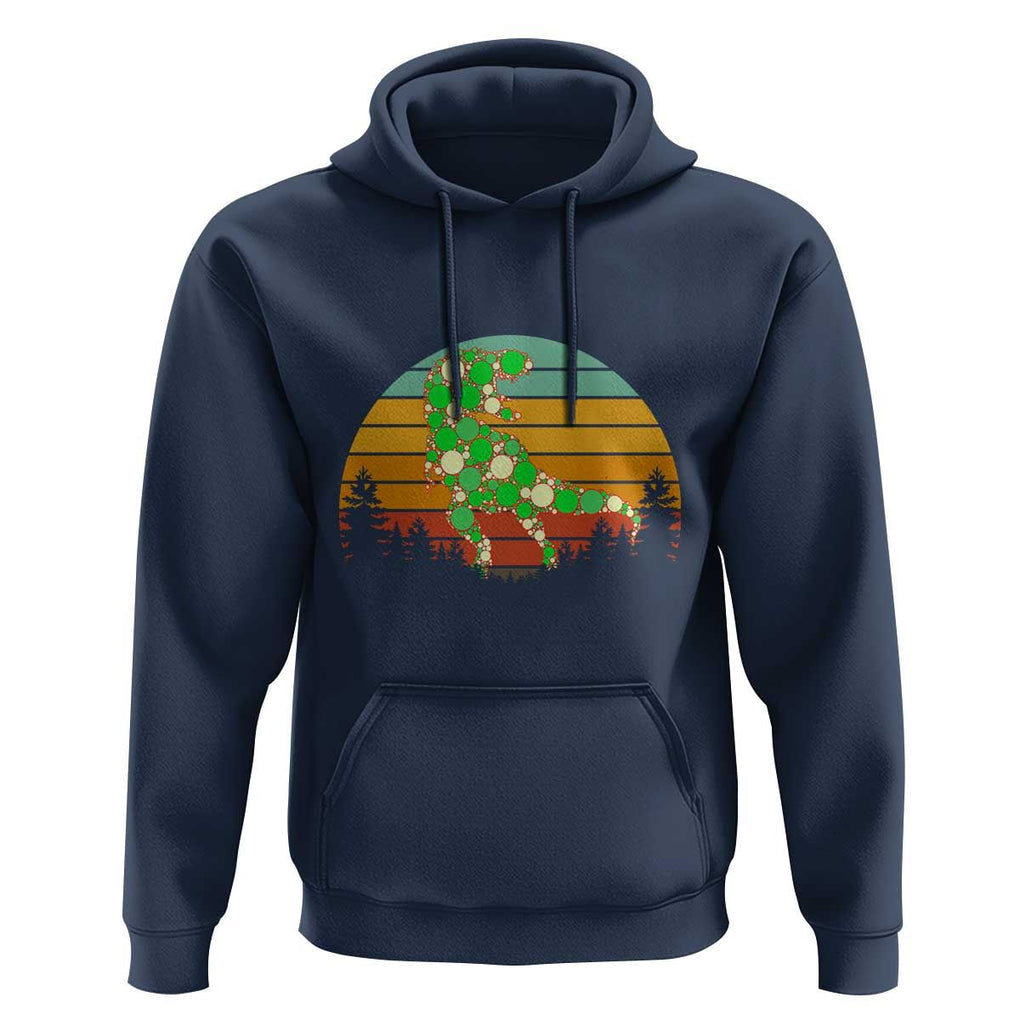 Dot Day Hoodie Polka Dot Dinosaur Lover Retro International TS02 Navy Print Your Wear