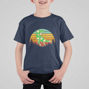 Dot Day T Shirt For Kid Polka Dot Dinosaur Lover Retro International TS02 Navy Print Your Wear