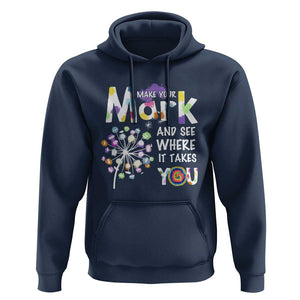 Dot Day Hoodie Polka Dot Make Mark It Takes You International TS02 Navy Print Your Wear
