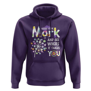 Dot Day Hoodie Polka Dot Make Mark It Takes You International TS02 Purple Print Your Wear