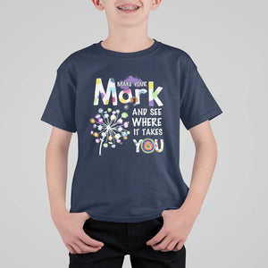 Dot Day T Shirt For Kid Polka Dot Make Mark It Takes You International TS02 Navy Print Your Wear